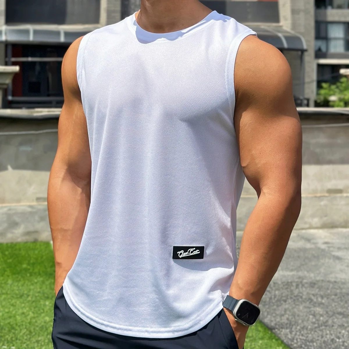 Undershirt Crew Neck - Лето 2025 г., новый тренд, мужская